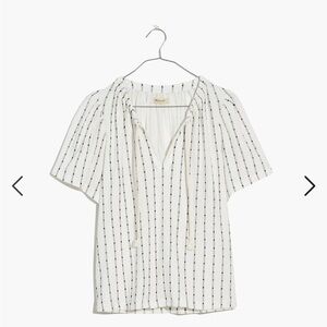 Madewell Tie Neck Tunic size xs